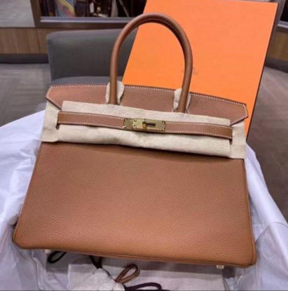 Picture of Hermes (Birkin 30 Gold Togo)